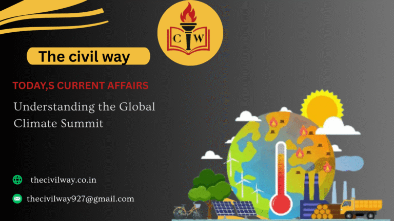 Today’s Current Affairs: Understanding the Global Climate Summit
