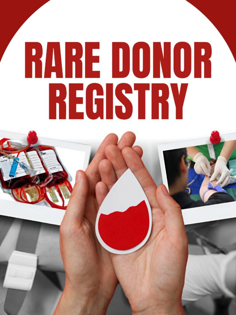 Rare blood donor registry